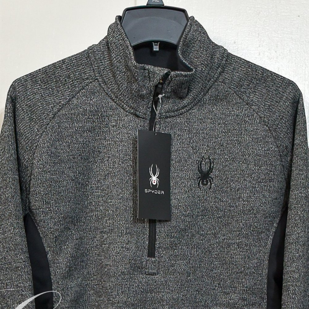 SPYDER Men‎ Outbound 1/2 Half Zip GRAY